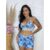 Pijama Personagens Bady Doll Estampado Suede Com Detalhe de Renda Roupa de Dormir Top Doll