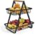 Fruteira de Mesa Premium Aramado Cesta de Frutas