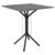 Mesa De Jantar Ambiente Thais 70×70 Cm Com Granito Ocre Itabira Com 4 Cadeiras 063 Preto – Artefamol
