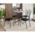 Mesa De Jantar Ambiente Thais 70×70 Cm Com Granito Ocre Itabira Com 4 Cadeiras 063 Preto – Artefamol