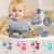 Talheres bebê silicone 8 Peças kit Talheres Infantil Com Ventosa Canudo Colher Babador Garfo