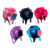 Kit 05 Escova Flex com Raquete Fashion Escova Mágica Massageador de Silicone e Touca de Cetim