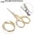 Kit 4 Peças Tesoura Para Corte Bordado Unha Inox 9×5 cm Multiuso Profissional