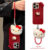 Capa De Gravata Borboleta De Ano Novo Hello Kilty Para Samsung Galaxy S25 S24 S23 Plus Ultra FE S25 + S24 + S23 + A02S M