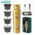 Máquina de Cortar Cabelo Barba VGR V-947 Sem Fio Bateria 2000mAh Display LED 3 Pentes Recarga USB