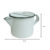 Kit de Cozinha Esmaltada Luxo – Caneca 1 Litro para Café e Leite + Panela Papeiro 550ml Metallouça
