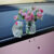 Mini Gato Coelho E Vaso Decoração De Interiores Automotivos Painel Resistente Ornamento De Carro Compacto Acessórios