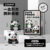 Panda Qizai Bonitinho Conjunto De Decoração De Bloco De Construção Chinês Presente De Brinquedo