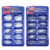 Kit 100 Unhas postiça Bailarina Natural Branca/transparente
