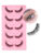 5 Pares Milai-YJ-X086 Cílios 15mm 3D-Curl Fofos Naturais Extensão Longa Feita À Mão Falsos